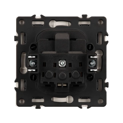 Розетка с/з со шторками и крышкой NOBE SCT-MCP-SFPL-GD Arlight 054282(1)