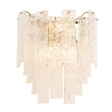 Настенный светильник Crystal Lux RICARDO AP3 BRASS