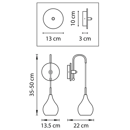 Бра Lightstar PENTOLA 803537