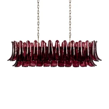 Фото подвесные люстры 10600/1200R Burgundy