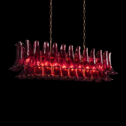 Подвесная люстра Loft It LILOU 10600/1200R Burgundy