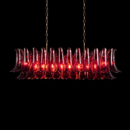 Подвесная люстра Loft It LILOU 10600/1200R Burgundy