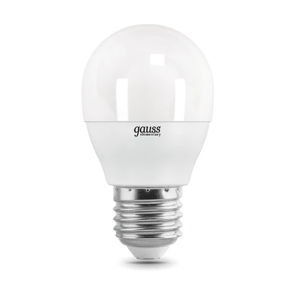 Светодиодная лампа Gauss Шар 10W 730Lm 4100K E27 53220