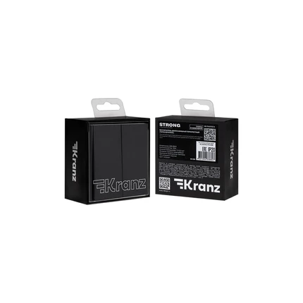 Выключатель перекрёстный двухклавишный Kranz MIELE STRONG KR-78-0733-5