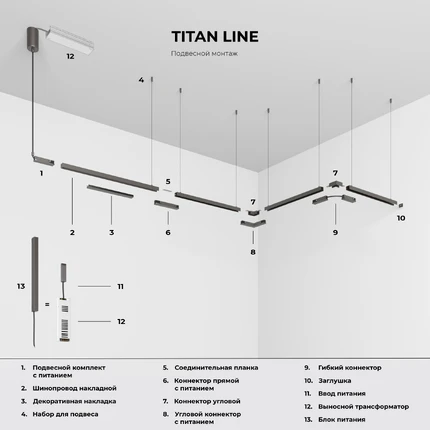 Магнитный трековый светильник Elektrostandard LINE MAGNETIC 85528/01 4690389220586