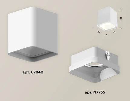 Точечный накладной светильник Ambrella light TECHNO XS7840021