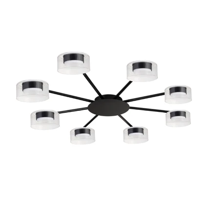 Потолочная люстра Arte Lamp ALIUS A8042PL-8BK