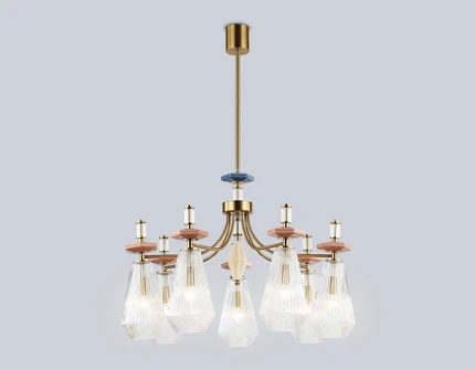 Люстра на штанге Ambrella light CERAMO MODERN LH53184