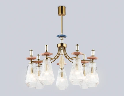 Люстра на штанге Ambrella light CERAMO MODERN LH53184