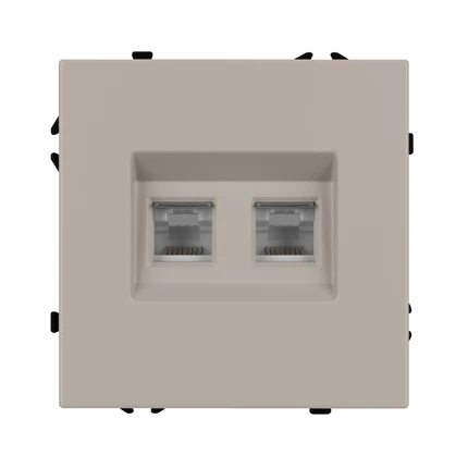 Розетка телефонная RJ-11 NOBE SCT-MTL2-SFPL-CA Arlight 061889(1)
