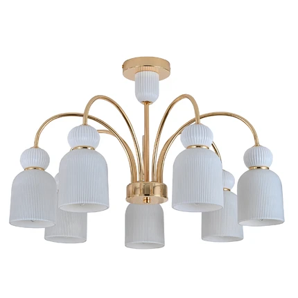 Люстра на штанге Indigo LUCEA 13042/7R Gold V000627