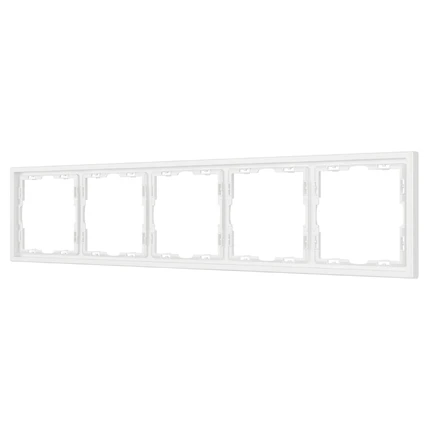 Рамка на 5 постов FRM-SFPL-5-WH Arlight NOBE 054227(1)