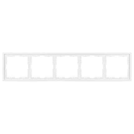 Рамка на 5 постов FRM-SFPL-5-WH Arlight NOBE 054227(1)