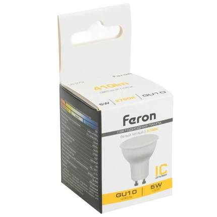 Светодиодная лампа LB-272 Feron Рефлекторная 5W 410Lm 2700К GU10 51221