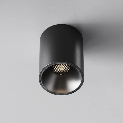 Точечный накладной светильник Maytoni ALFA LED C064CL-8W4K-RD-B