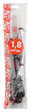 Сетевой шнур Эра UX-ШВВП-S-1,8m-B Б0044072