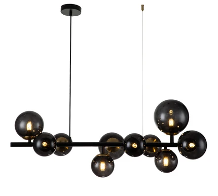 Подвесная люстра Indigo MOLECOLA 11018/10P Black V000196