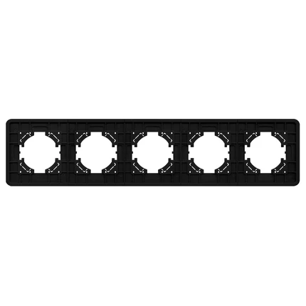 Рамка на 5 постов FRM-AKIRY-AL-5-BK Arlight 049735