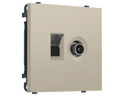 Розетка интернет RJ-45 + TV Ambrella Volt SIGMA MS352510