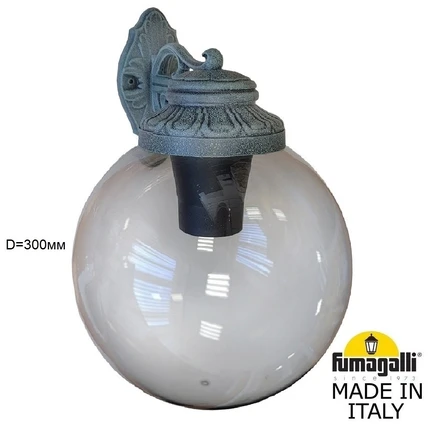Уличный настенный светильник Fumagalli BISSO/G300DN G30.131.000.VZE27DN