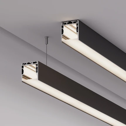 Профиль для лент SL-LINE-3535-3000 BLACK с рефлектором Arlight 064463