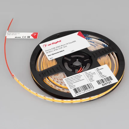 Светодиодная лента 5V 4000K 5W/m 5m Arlight 039174(1)
