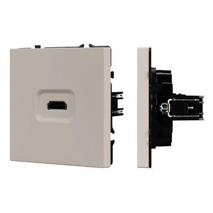 Розетка HDMI SCT-NOBE-MHD1-SFPL-CA Arlight 061842