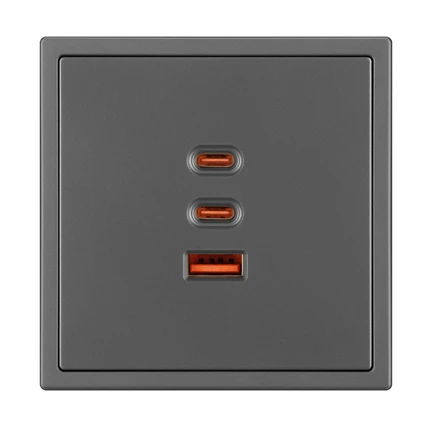 Розетка USB NOBE SCT-MUACC-SFPL-FC-GR Arlight 061837(1)