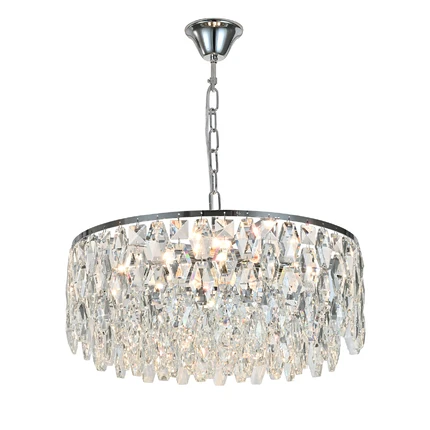 Подвесная люстра Escada LUXORA 140018/10P E14*40W Chrome ES0000085