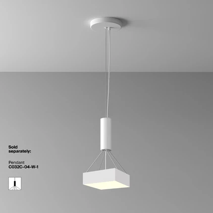 Потолочный светильник Maytoni ZON C032CL-24W3K-SQ-W
