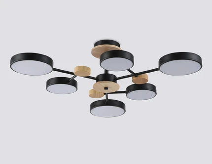 Потолочная люстра Ambrella light WOOD FL4863