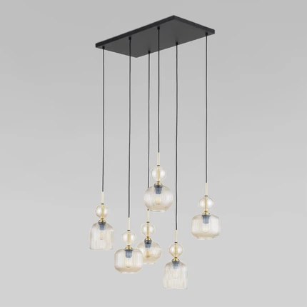 Подвесная люстра TK Lighting 11044 Sophia Cognac