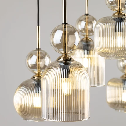 Подвесная люстра TK Lighting 11044 Sophia Cognac