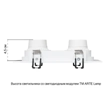 Фото карданные светильники A9610PL-2WH