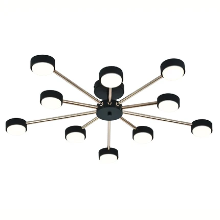 Потолочная люстра Escada LUMINIX 120008/10R GX53*15W Black/Gold ES0000096