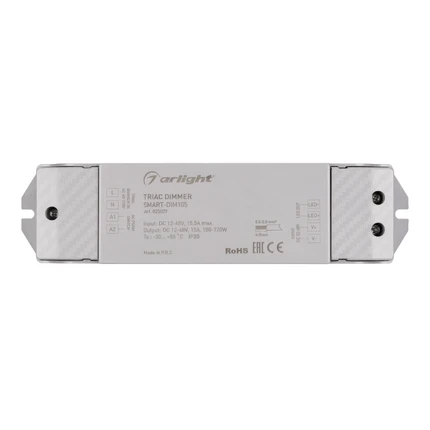 Диммер SMART-DIM105 12-48V 180-720W 1x15A Arlight 025029
