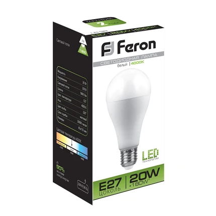 Светодиодная лампа Feron 20W 1800Lm 4000K E27 25788
