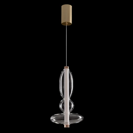Подвесной светильник Crystal Lux QUASAR SP10W LED TRANSPARENT