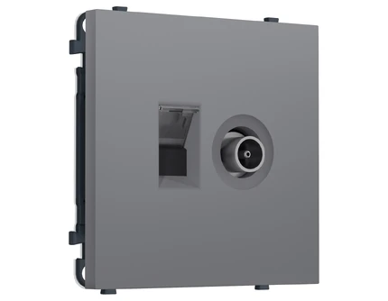 Розетка интернет RJ-45 + TV Ambrella Volt SIGMA MS872510