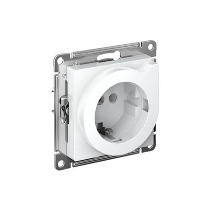 Розетка с/з со шторками Systeme Electric ATLASDESIGN ATN000147S