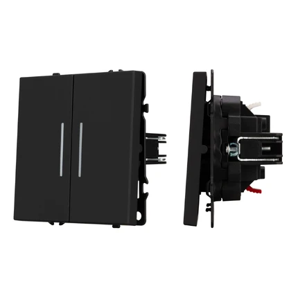 Выключатель для жалюзи с подсветкой SWT-MKR2-SFPL-L-BK Arlight 061742(2)