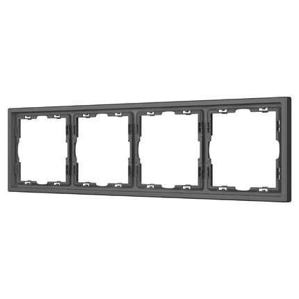 Рамка на 4 поста NOBE FRM-SFPL-4-GR Arlight 054226(1)