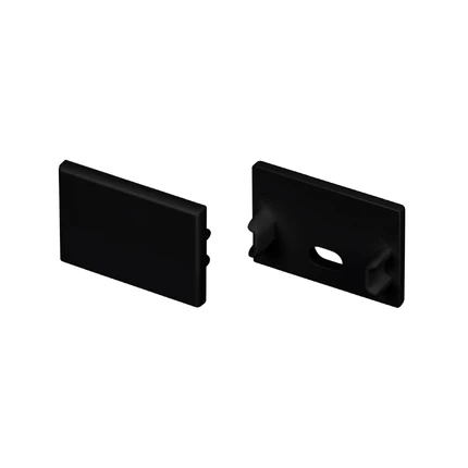 Комплект заглушек для FANTOM-BENT-W21 чёрных с отверстием + глухая (2шт) Arlight 064567