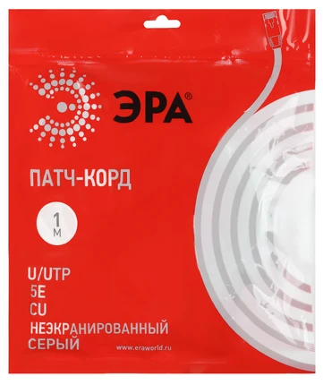Коммутационный шнур Эра PC-1U Б0051409