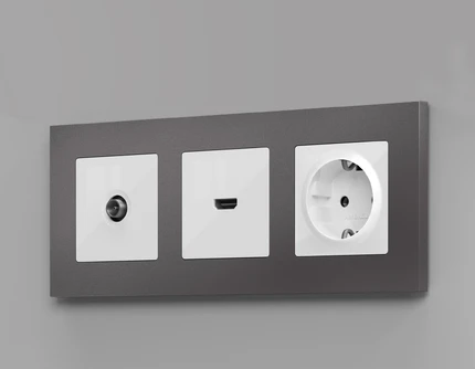Розетка TV Ambrella Volt ALFA MA113010