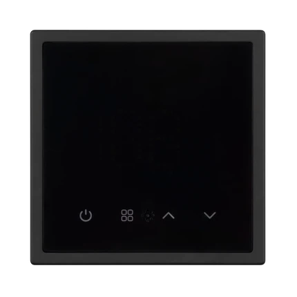 Терморегулятор сенсорный для тёплого пола SWT-MTE-PL-BK Arlight NOBE 058345(1)