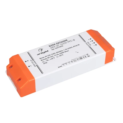 Блок питания ARV-SP-24320-PFC-B 24V 13,3A 320W Arlight 023730(3)