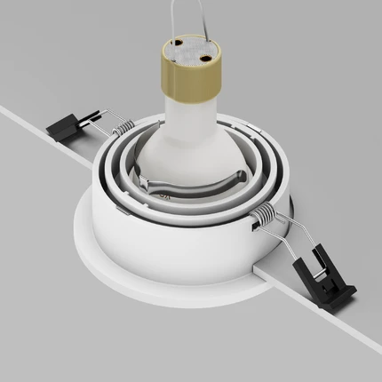 Точечный встраиваемый светильник Maytoni ATOM DL025-2-01W-1(N)