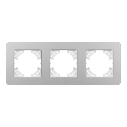 Рамка на 3 поста FRM-AKIRY-SFAL-3-SR Arlight 049740