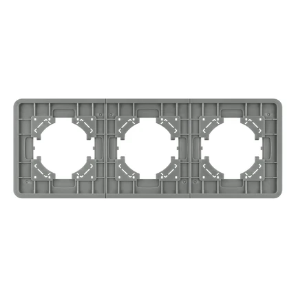 Рамка на 3 поста FRM-OMALI-GS-3-GR Arlight 049698